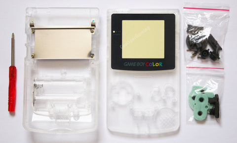 Game Boy Colour Replacement Housing Shell Kit - Clear