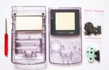 Game Boy Colour Replacement Housing Shell Kit - Transparent/Clear Purple