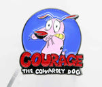 Courage the Cowardly Dog Pin Badge