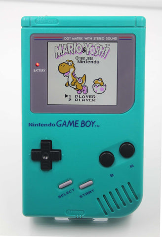 Original Game Boy DMG - New Multi-Colour LCD IPS Teal Console