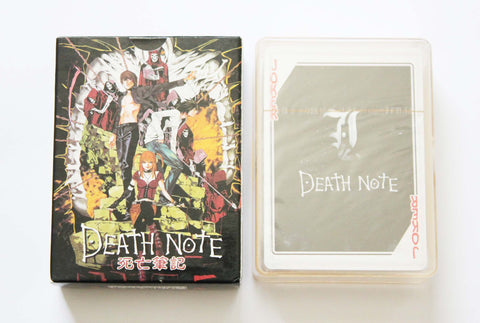 Death Note Poker Cards - Full Set of 52 Death Note Themed Playing Cards