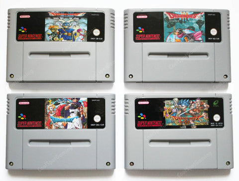 Dragon Quest Complete SNES Compilation - English Translations - PAL/EUR