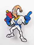 Earthworm Jim Pin Badge