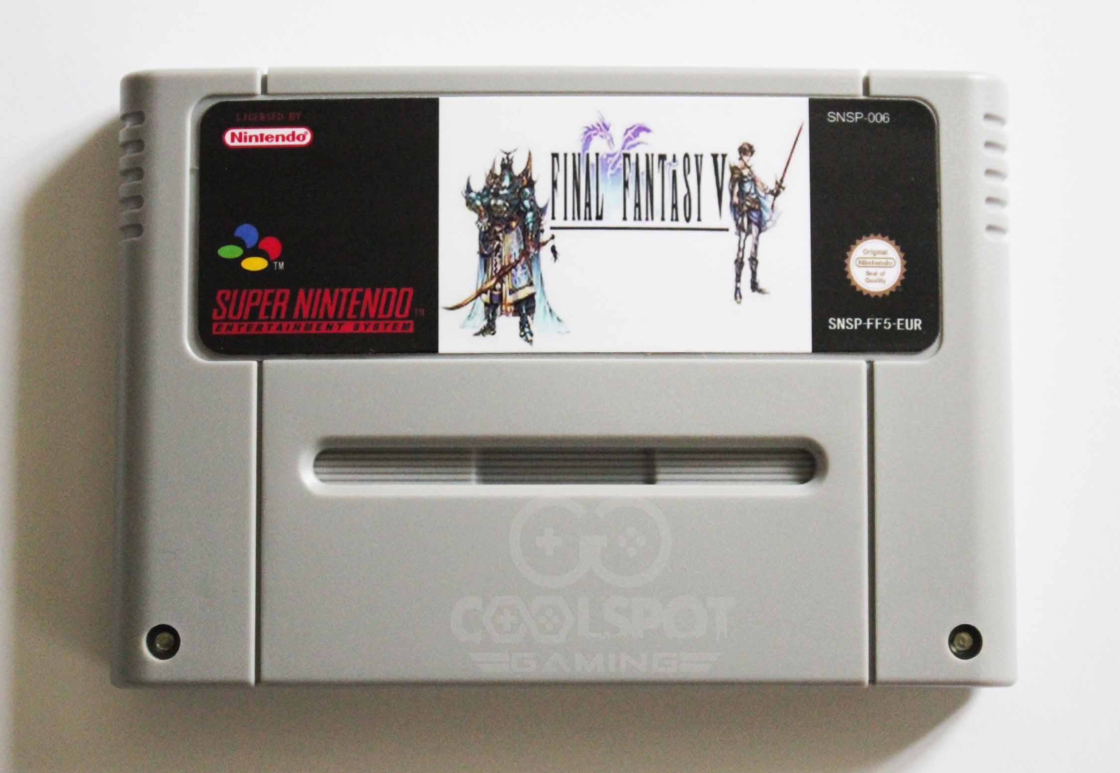 Final Fantasy V English Translation SNES EUR PAL Cool Spot