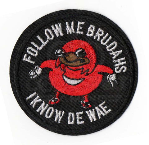 Ugandan Knuckles 'Follow me Brudahs I Know De Wae' Patch