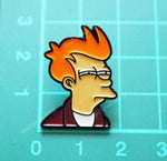 Futurama Fry 'Not Sure If....' Meme Pin Badge