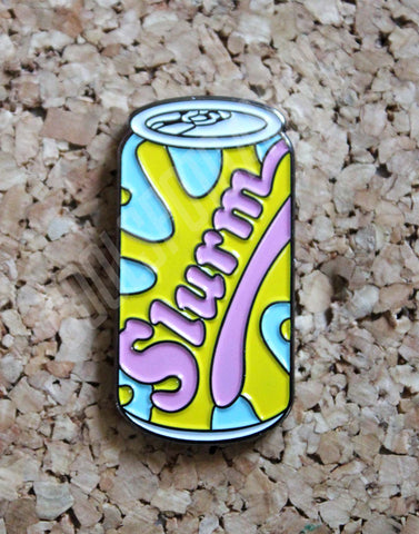 Futurama Can of Slurm Pin Badge