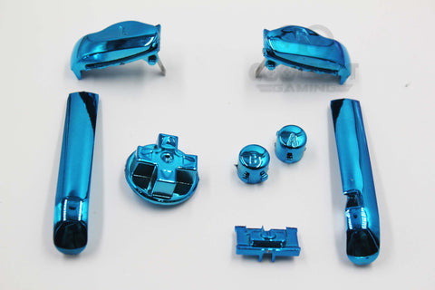 Game Boy Advance (GBA) Replacement Buttons - Metallic Blue