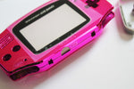 Game Boy Advance (GBA) Complete Replacement Housing Shell Kit - Chrome Pink