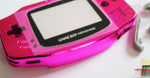 Game Boy Advance (GBA) Complete Replacement Housing Shell Kit - Chrome Pink