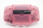 Game Boy Advance IPS V2 Console - Clear Pink and White