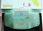 Game Boy Advance (GBA) Complete Housing Shell Kit & Presentation Box *IPS Ready* - Bulbasaur