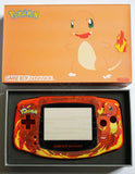 Game Boy Advance (GBA) Complete Housing Shell Kit & Presentation Box *IPS Ready* - Charmander