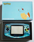 Game Boy Advance (GBA) Complete Housing Shell Kit & Presentation Box *IPS Ready* - Squirtle