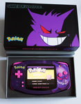 Game Boy Advance IPS V2 Console Gengar Edition + Presentation Box