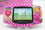 Game Boy Advance IPS V2 Console Princess Peach Edition + Presentation Box