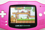 Game Boy Advance IPS V2 Console - Pink and White (+ Adjustable Brightness)