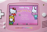 Game Boy Advance IPS V2 Console - Pink and White