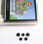 Game Boy Advance GBA SP Replacement Screw Covers/Caps Set (Black)