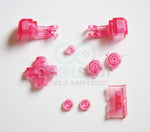 Game Boy Advance SP (GBA SP) Replacement Full Button Kit - Clear Pink