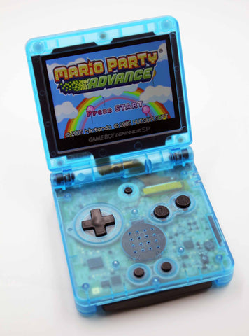 Game Boy Advance SP IPS V2 Console - Clear Blue