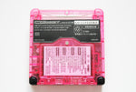 Game Boy Advance SP IPS V2 Console - Clear Hot Pink