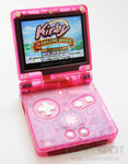 Game Boy Advance SP IPS V2 Console - Clear Hot Pink