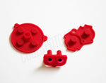 Game Boy Advance (GBA) Replacement Conductive Buttons - Red