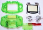 Game Boy Advance (GBA) Complete Replacement Housing Kit - Clear Green