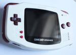 Game Boy Advance IPS V2 Console - White and Clear Red