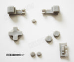 Game Boy Advance SP (GBA SP) Replacement Full Button Kit - Grey