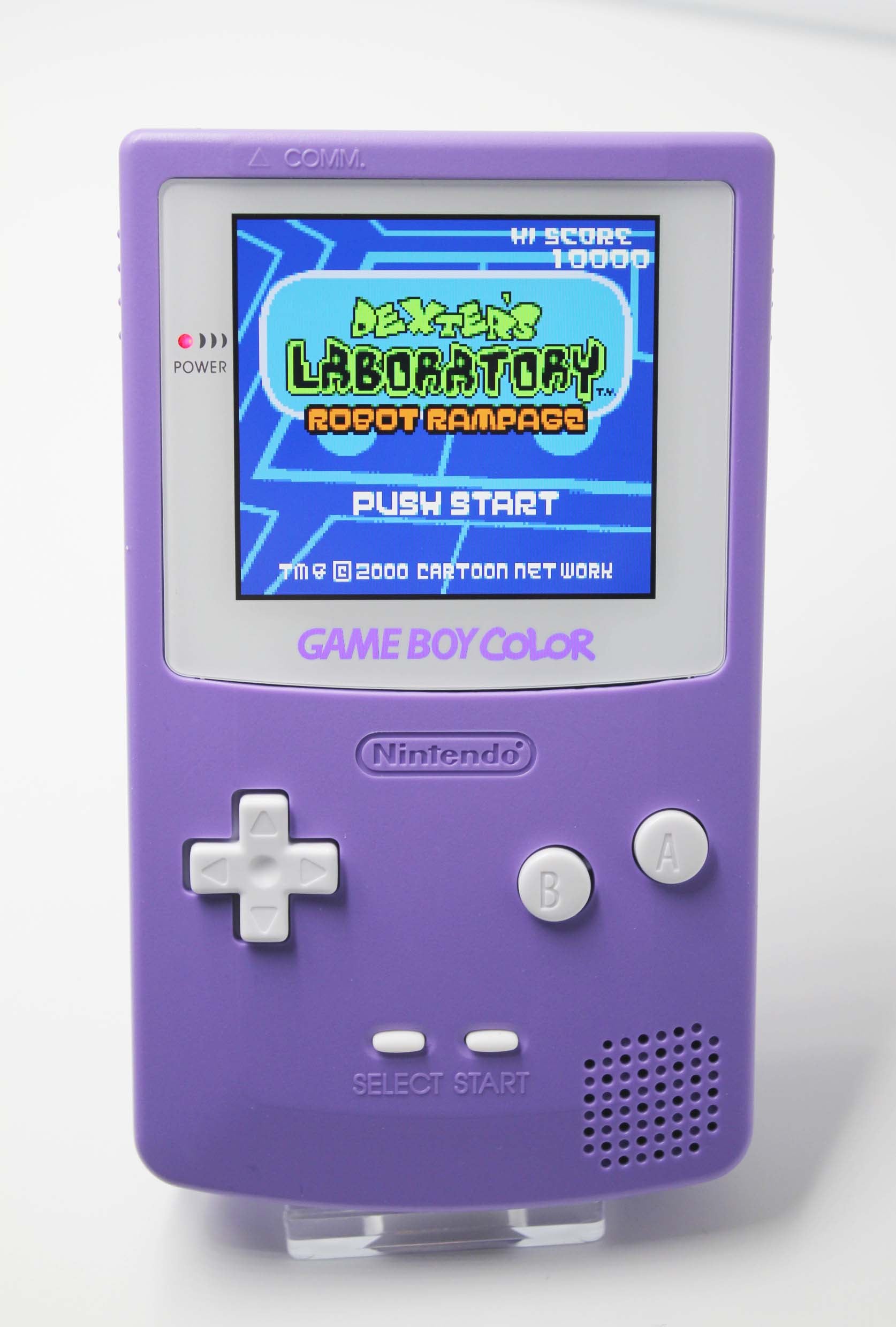 Game Boy Colour IPS Console Pastel Purple Cool Spot Gaming