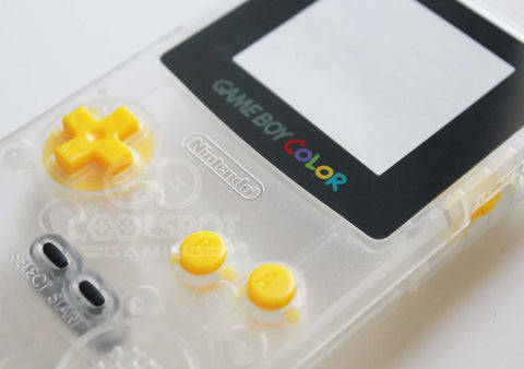 Game Boy Colour GBC Replacement Buttons - Light Yellow