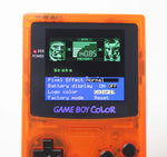 Game Boy Colour IPS Console - Clear Orange