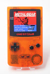 Game Boy Colour IPS Console - Clear Orange