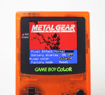 Game Boy Colour IPS Console - Clear Orange