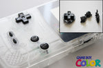 Game Boy Colour GBC Replacement Buttons - Black