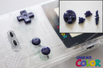 Game Boy Colour GBC Replacement Buttons - Deep Purple