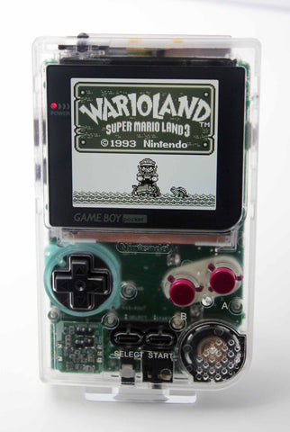 Game Boy Pocket IPS LCD Console - Clear