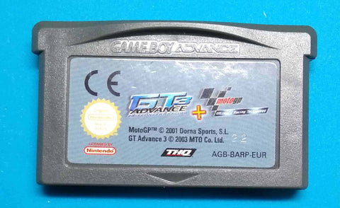 GT Advance 3 and Moto GP for Game Boy Advance