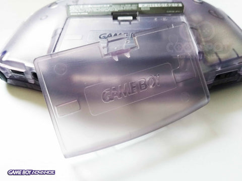 Game Boy Advance (GBA) Battery Cover - Clear Purple