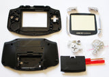 Game Boy Advance (GBA) Complete Replacement Housing Kit - Black