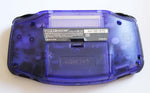 Game Boy Advance IPS V2 Console - Clear Midnight Blue and Black