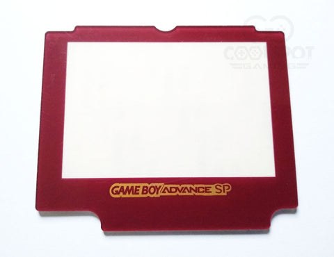 Game Boy Advance SP (GBA SP) Red Plastic Lens