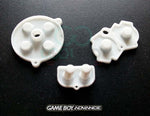Game Boy Advance (GBA) Replacement Conductive Buttons - White