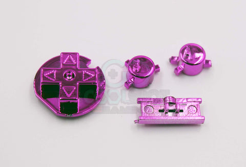 Game Boy Colour GBC Replacement Buttons - Metallic Purple