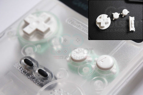 Game Boy Colour GBC Replacement Buttons - White