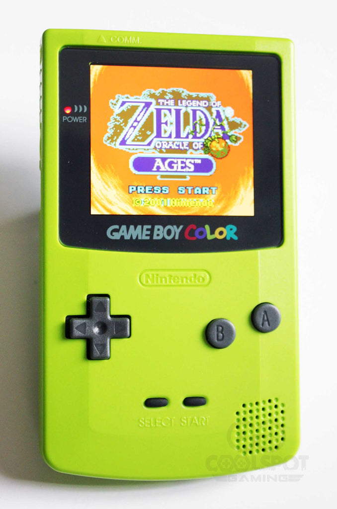 Game Boy Colour IPS Console Lime Green โ Cool Spot Gaming