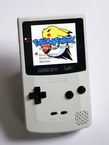 Game Boy Colour IPS Console - Black and White