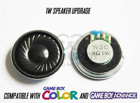 Game Boy Advance and Colour Upgraded 1W Speaker